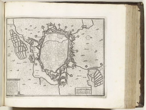 Plan of Mons, 1695