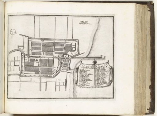 Plan of Batavia, ca. 1693-1696