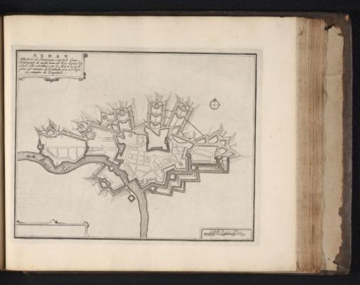 Plan of Sedan, ca. 1695