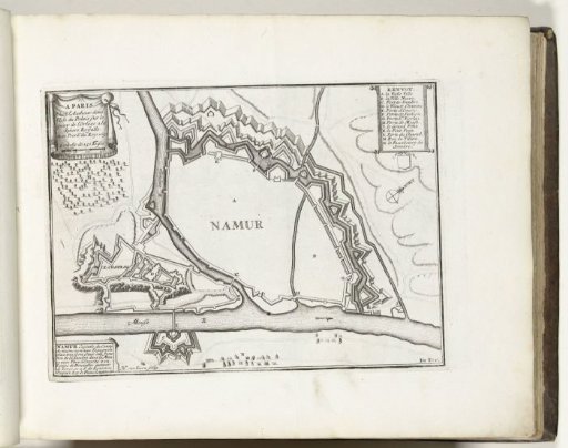 Map of Namur, 1693