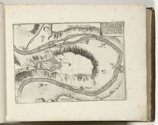 Map of Fort Mont Royal, 1693