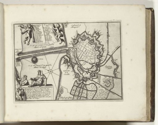 Map of Dunkirk, 1693