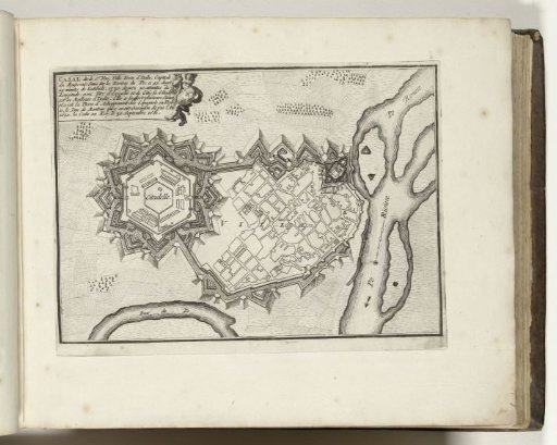 Map of Casale Monferrato, 1693