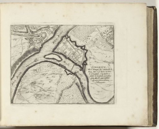 Map of Koblenz, 1693