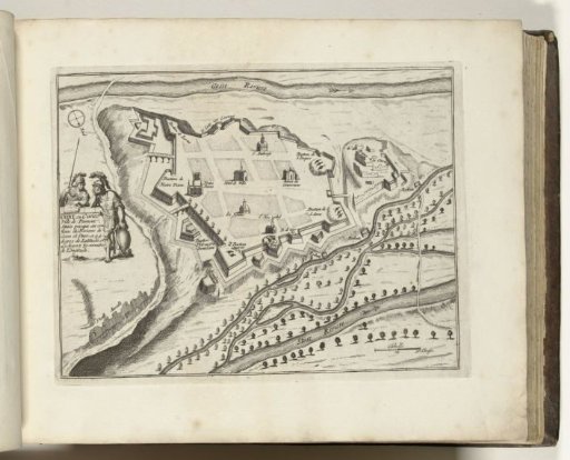 Map of Cuneo, 1693
