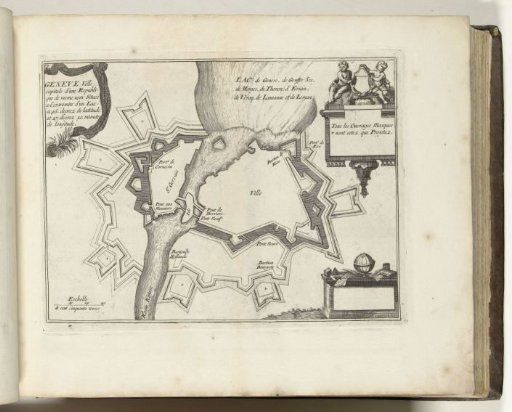 Map of Geneva, 1693