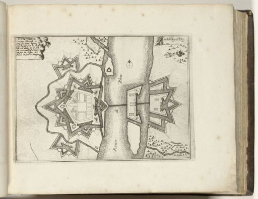 Map of Huningue, 1693