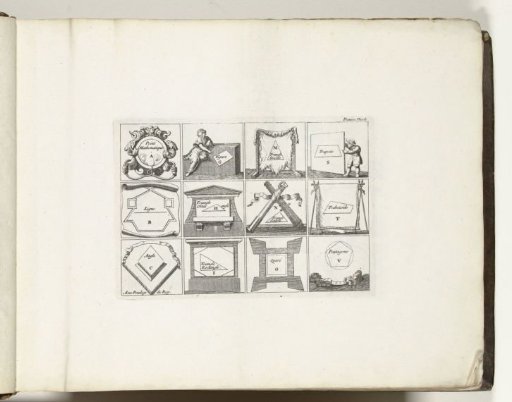 First plate with figures in fortification, 1693