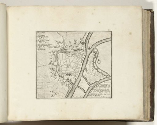 Map of Stettin, 1693