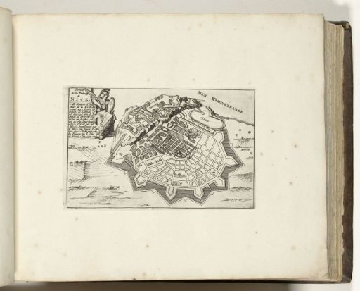 Map of Nice, 1693