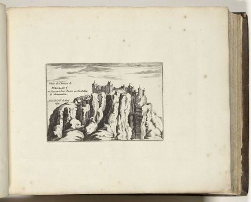 View of the Château de Miolans, 1693