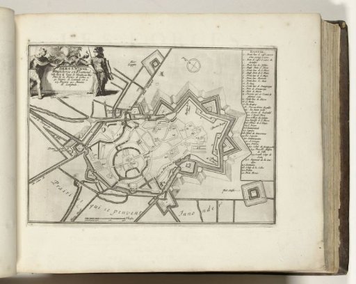 Fortress Map of Saint-Omer, 1693