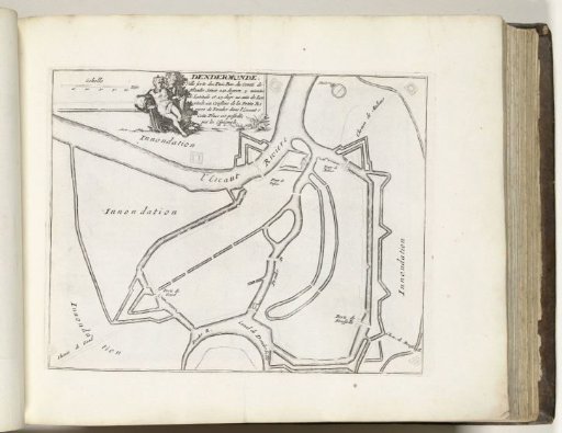 Plan of Dendermonde, ca. 1693-1695