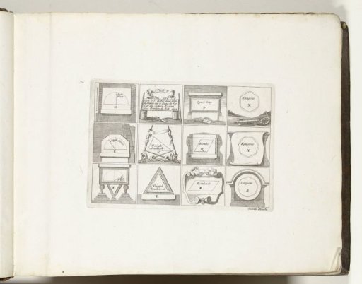 Second plate with figures in fortification, 1693