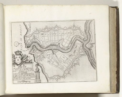 Plan of Brest, ca. 1693-1695