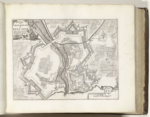 Plan of Belle Île, ca. 1693-1695