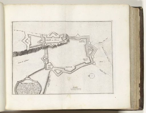 Plan of Homburg, ca. 1693-1695
