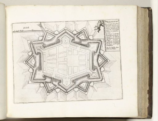 Map of Phalsbourg, ca. 1695