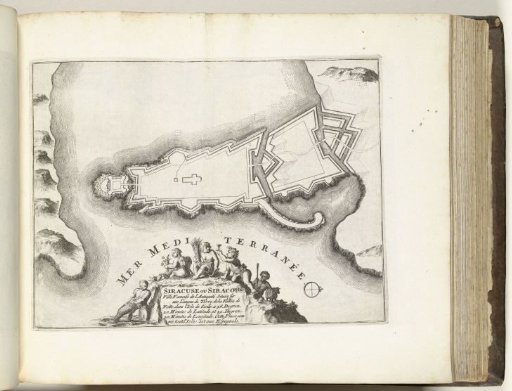 Map of Syracuse, ca. 1695