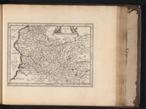 Map of the County of Artois, 1697