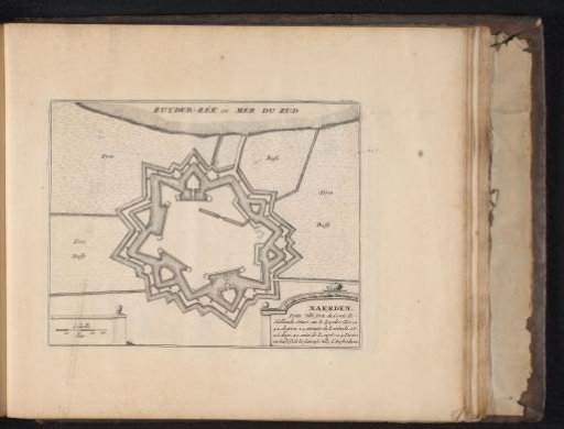 Map of Naarden, ca. 1693-1696