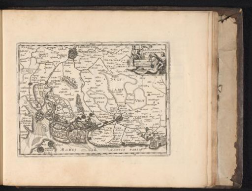 Map of Northern Flanders, 1697