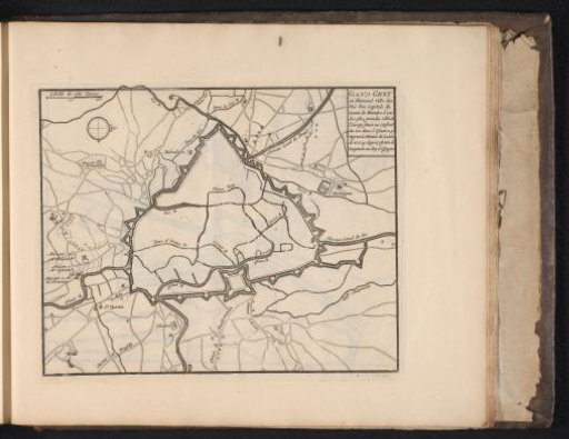 Map of Ghent, ca. 1693-1696