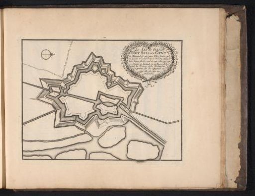 Map of Sas-van-Gent, ca. 1693-1696