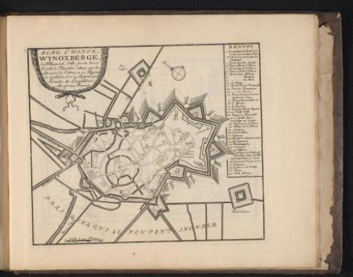 Map of Saint-Winoksbergen, ca. 1693-1696