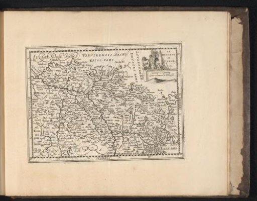 Map of the Diocese of Liège, 1697