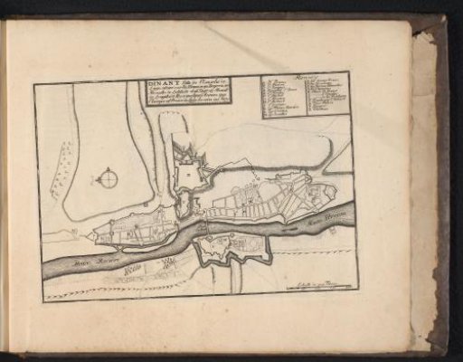 Plan of Dinant, ca. 1693-1696