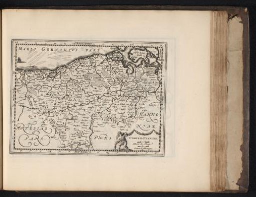 Map of the County of Flanders, 1697
