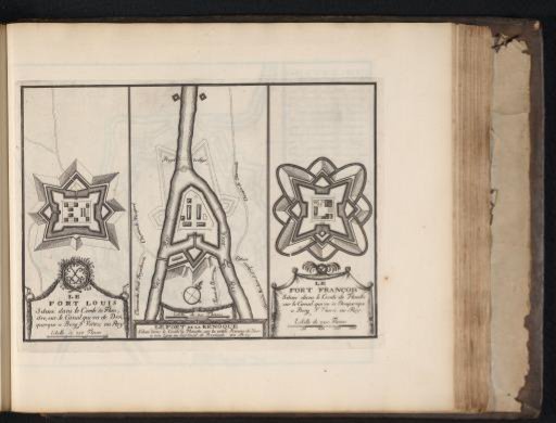 Three Forts in Flanders, ca. 1693-1696