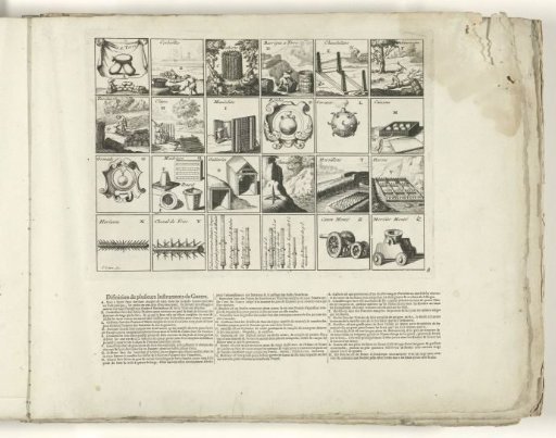 Siege engines, ca. 1702