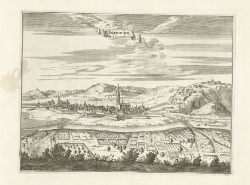 View of Fribourg, ca. 1702