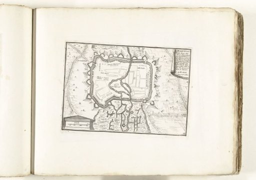 Map of Haguenau, ca. 1702