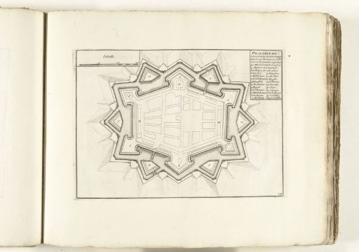 Map of Phalsbourg, ca. 1702