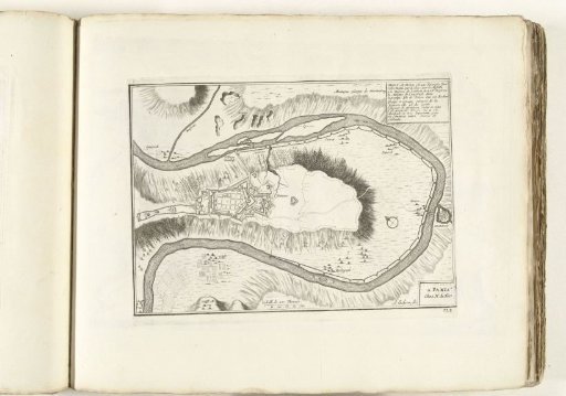 Map of Fort Mont Royal, ca. 1702
