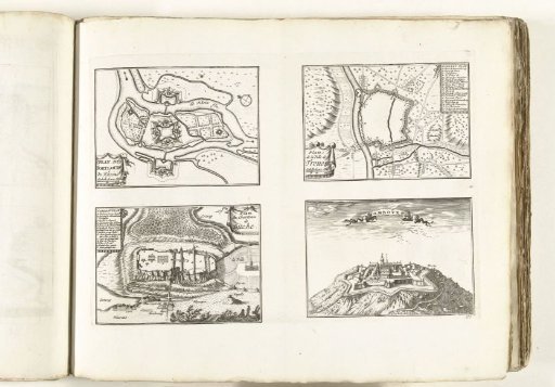 Maps of Fort Louis, Trier, Biche and Homburg, ca. 1702