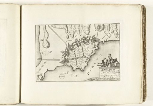 Map of Gothenburg, ca. 1702