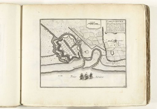Map of Fort Carlsburg, ca. 1702