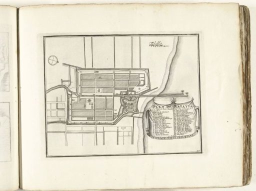 Map of Batavia, ca. 1702