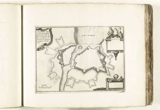 Map of Geneva, ca. 1702