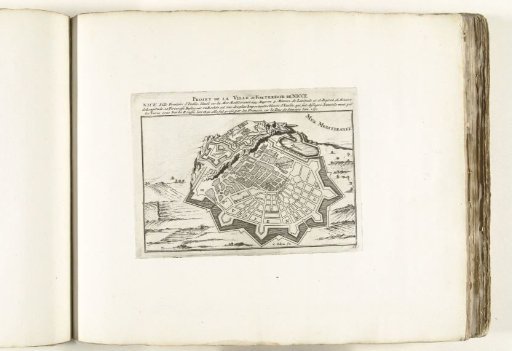Map of Nice, ca. 1702