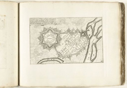 Map of Casale Monferrato, ca. 1702