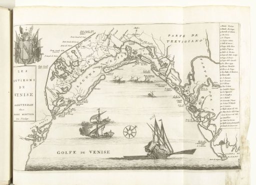 Map of the surroundings of Venice, ca. 1702