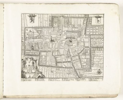 Plan of The Hague, c. 1702