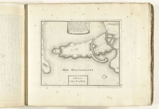 Plan of Syracuse, ca. 1702