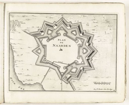 Plan of Naarden, c. 1702