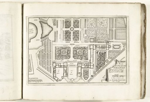 Plan of the Grand Trianon with gardens, ca. 1702